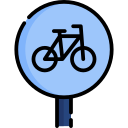 piste cyclable icon