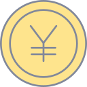 yen japonés icon