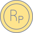 rupia indonesia icon