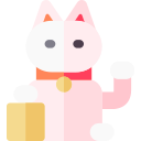 gato chino de la suerte icon