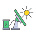 célula solar icon