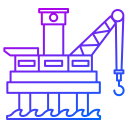 la plataforma de perforación icon