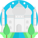 taj mahal icon