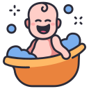 bañera de bebé icon