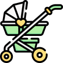 carrito de bebé icon