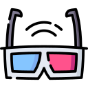 gafas 3d icon