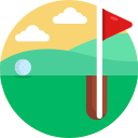 bandera de golf icon