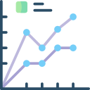 gráfico de linea icon