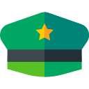 sombrero militar icon