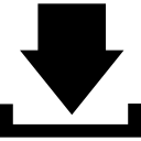 símbolo de interface de download 