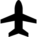 silueta de avión icon