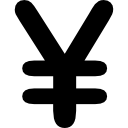 signo del yen icon