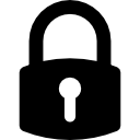 símbolo de bloqueio para interface Ícone