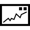 gráfico de dinero en la página 