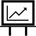 símbolo de presentación gráfica de dinero 