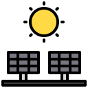 célula solar icon