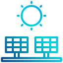 célula solar icon