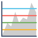 gráfico de líneas icon