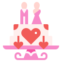 pastel de bodas icon