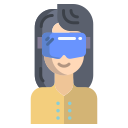 gafas de realidad virtual icon