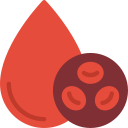 teste de sangue Ícone