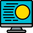 computadora de escritorio icon