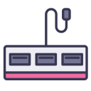 concentrador usb icon