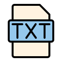 archivo txt icon