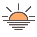 puesta de sol icon