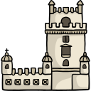 Belem tower icon