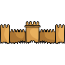 parede medieval Ícone