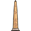 murowany obelisk ikona