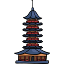 pagoda de luz auspiciosa icon