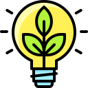 energía sostenible icon