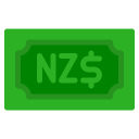 dolar de nueva zelanda icon