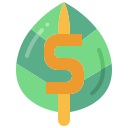 economía verde icon