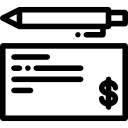 cheque icon