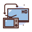 monitor de tv icon