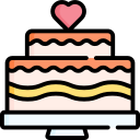 pastel de bodas icon