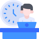 tiempo de trabajo icon