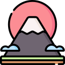 montaña fuji icon