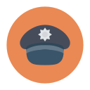 gorra de policía icon