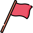 bandera roja icon