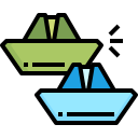 barco de papel icon