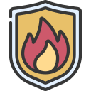 prevención de fuego icon