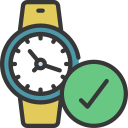 reloj de pulsera icon