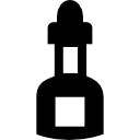 frasco de remédio pequeno com conta-gotas incluso para dosagem de gotas 