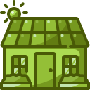 casa solar icon