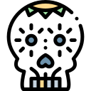 calavera mexicana icon