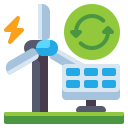 energía renovable icon